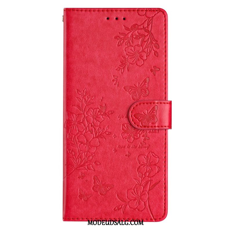 Flip Cover Samsung Galaxy S24 Fe Blomster