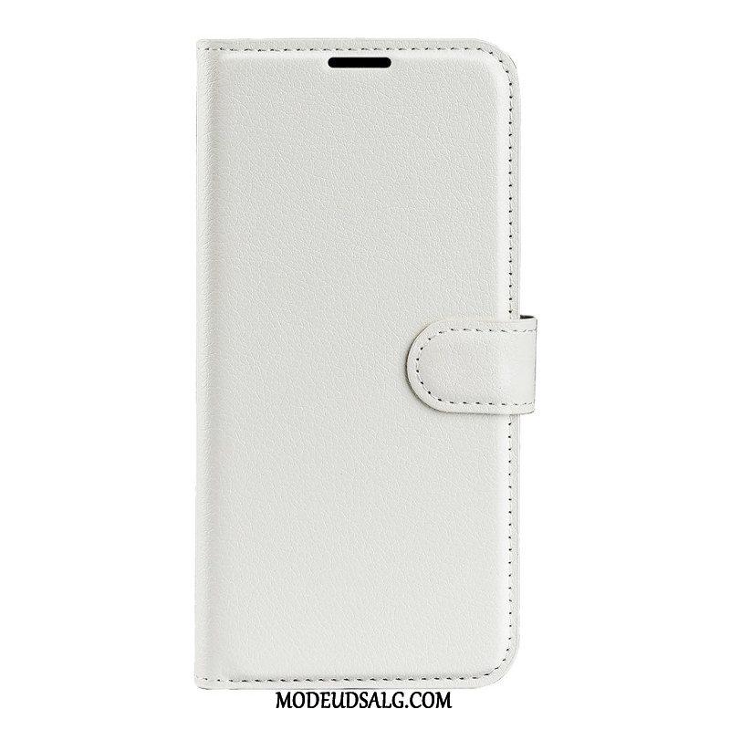 Flip Cover Samsung Galaxy S24 Fe Litchi Kunstlæder