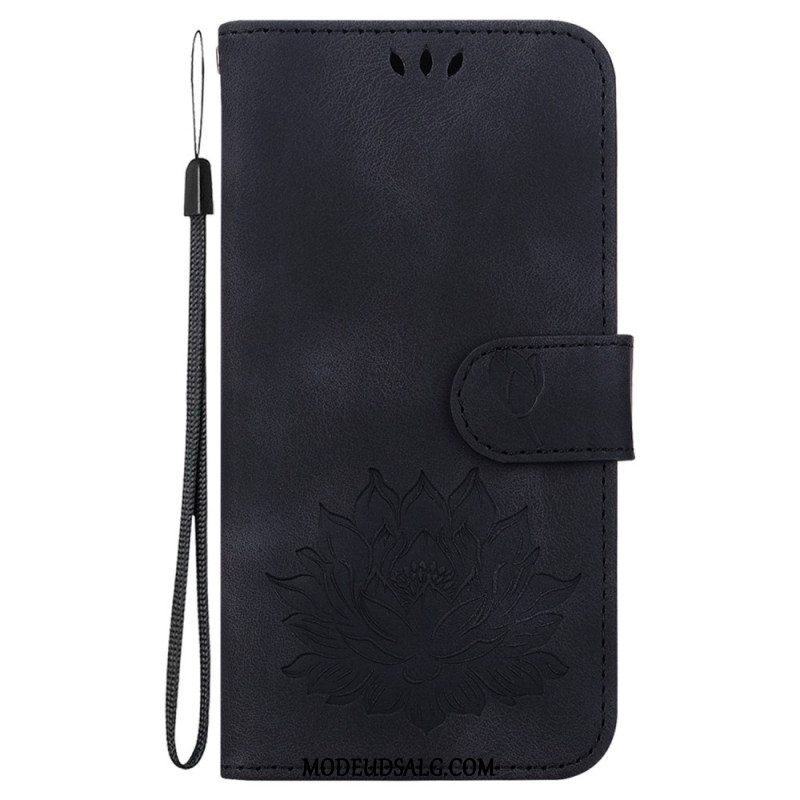 Flip Cover Samsung Galaxy S24 Fe Lotusblomst