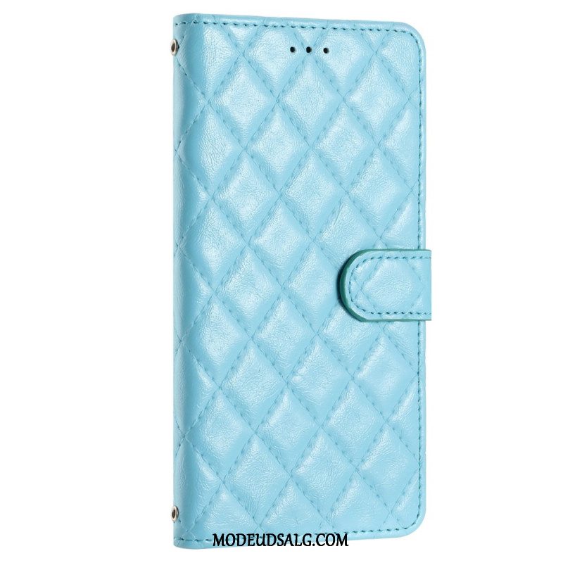 Flip Cover Samsung Galaxy S24 Fe Quiltet Design