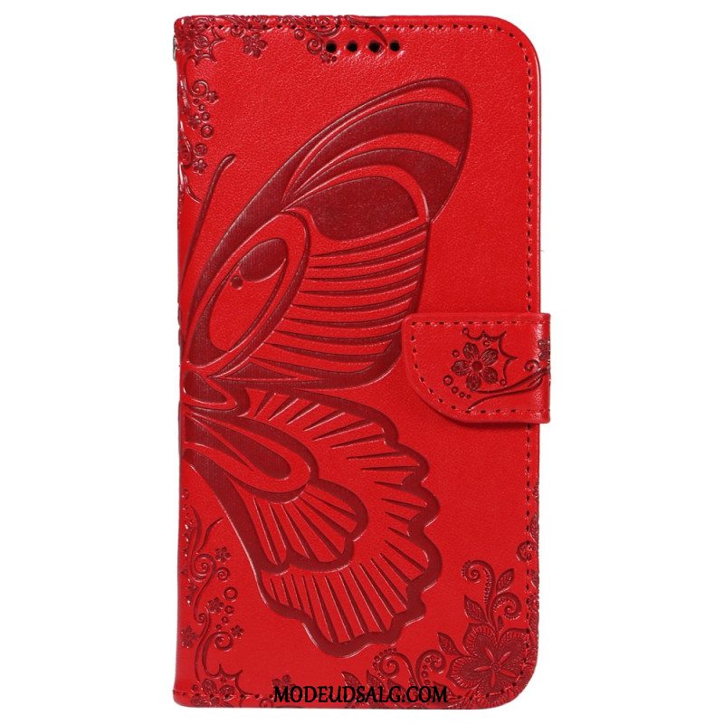 Flip Cover Samsung Galaxy S24 Fe Sommerfuglegrafik