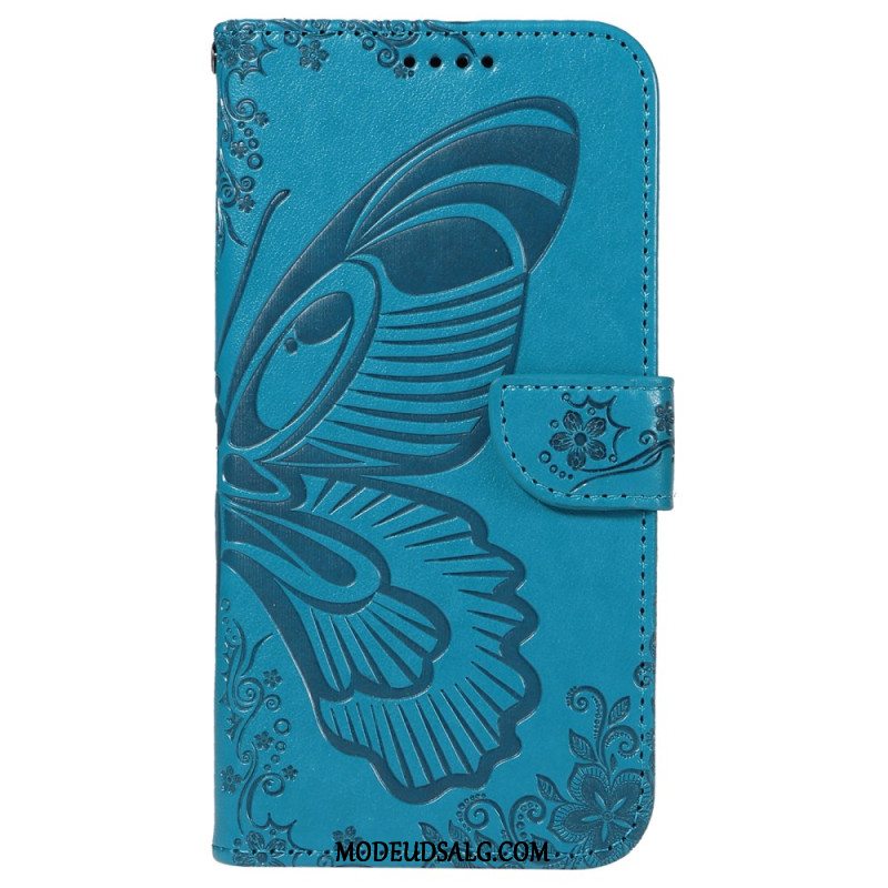 Flip Cover Samsung Galaxy S24 Fe Sommerfuglegrafik