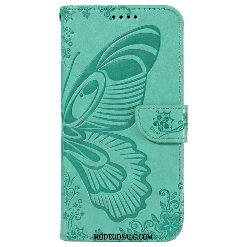 Flip Cover Samsung Galaxy S24 Fe Sommerfuglegrafik