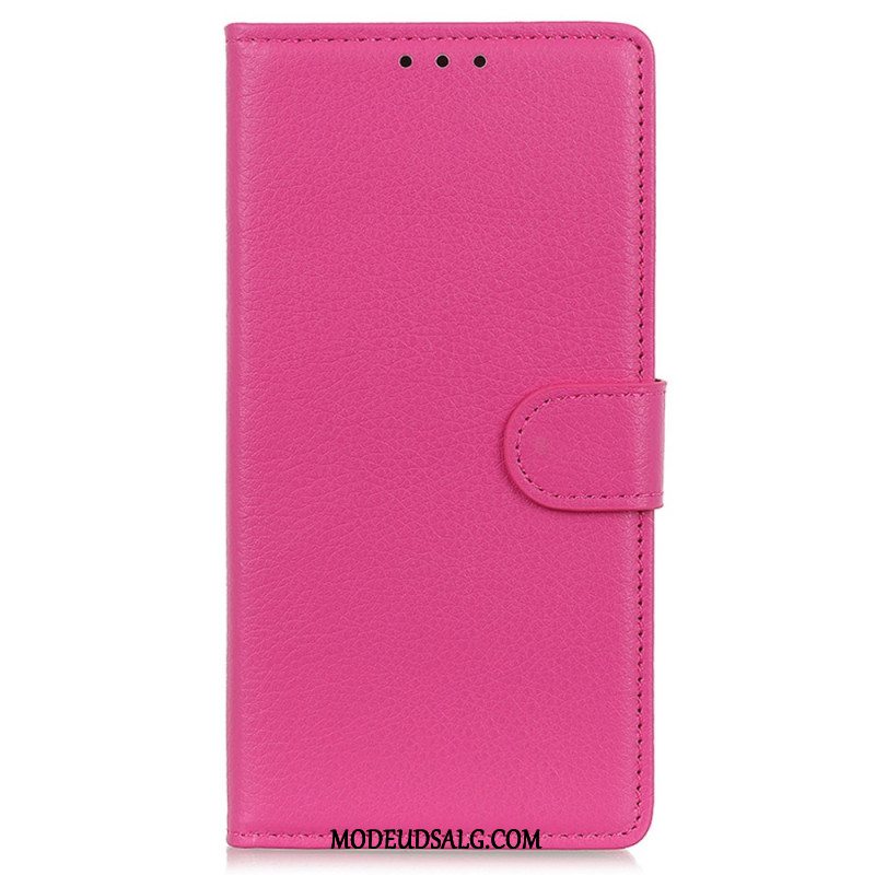 Flip Cover Samsung Galaxy S24 Fe Traditionelt Kunstlæder