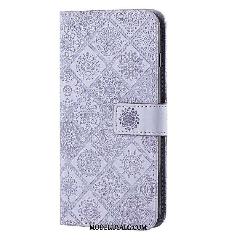 Flip Cover Samsung Galaxy S24 Plus 5g Etniske Blomster