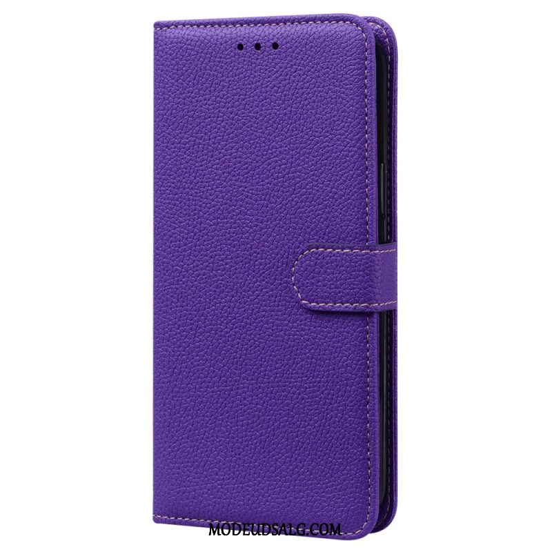 Flip Cover Samsung Galaxy S24 Plus 5g Litchi Tekstur