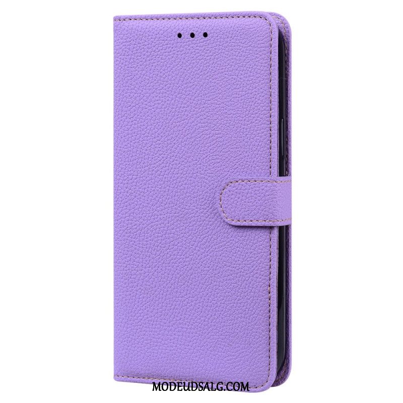 Flip Cover Samsung Galaxy S24 Plus 5g Litchi Tekstur