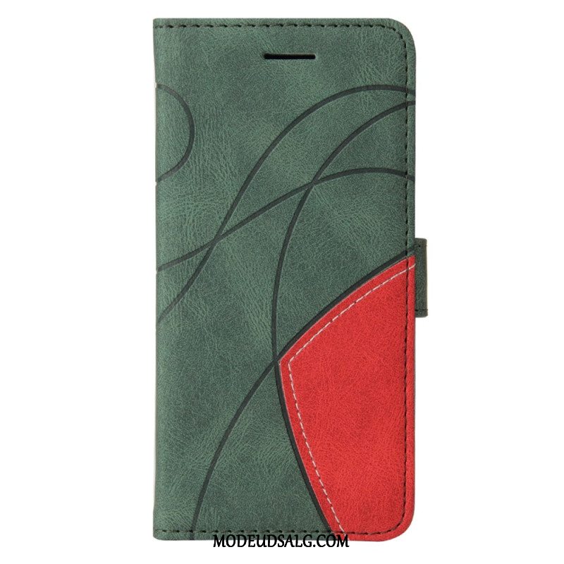 Flip Cover Samsung Galaxy S24 Plus 5g Tofarvet Design