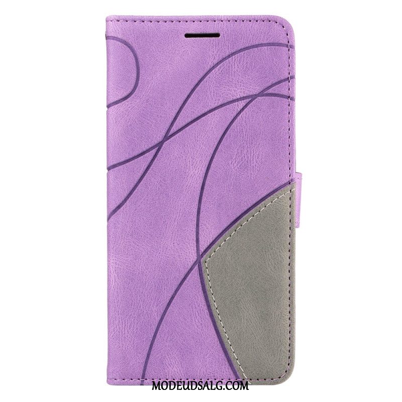 Flip Cover Samsung Galaxy S24 Plus 5g Tofarvet Design