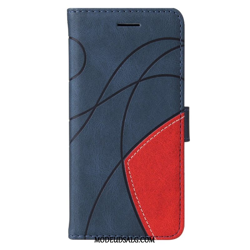 Flip Cover Samsung Galaxy S24 Plus 5g Tofarvet Design