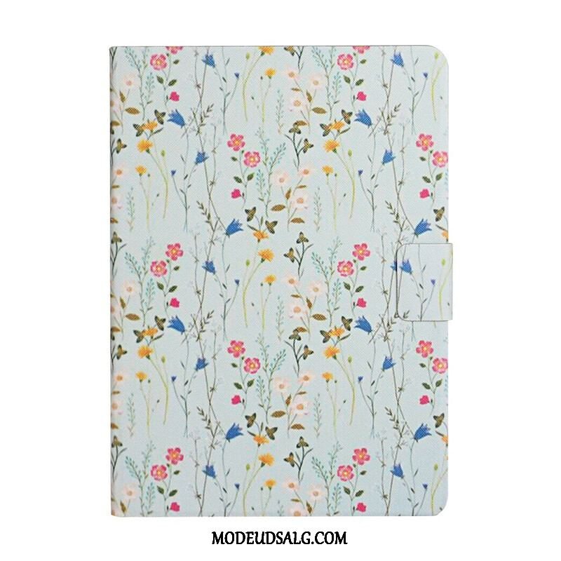 Flip Cover Samsung Galaxy Tab A7 Lite Blomster Blomster Blomster