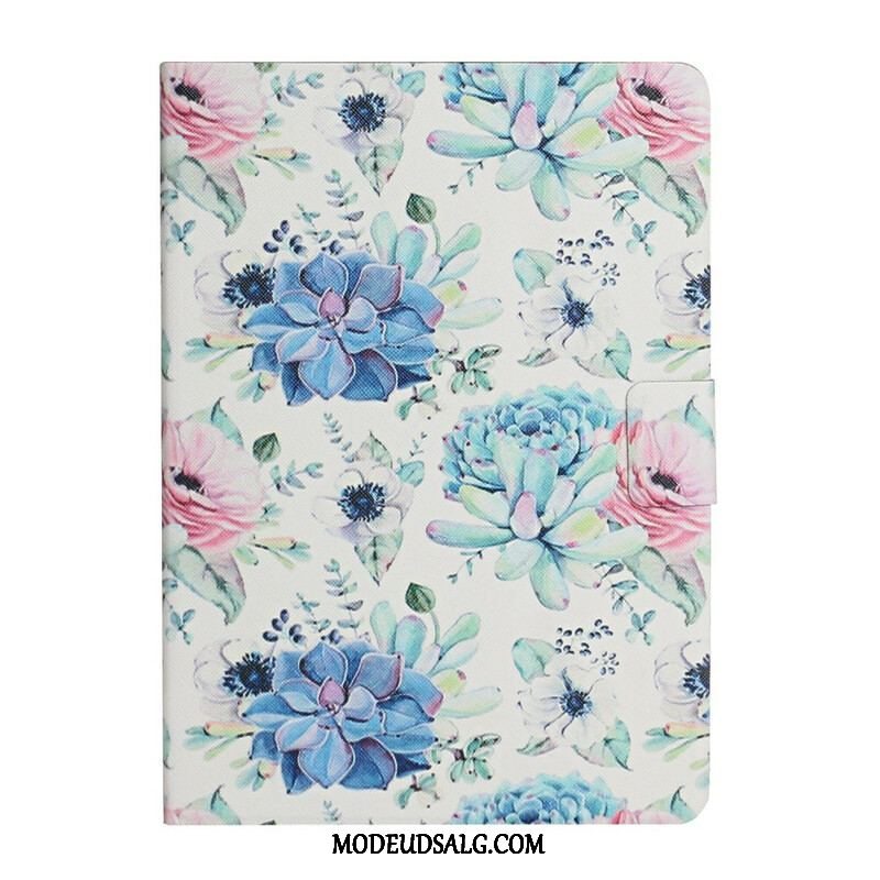 Flip Cover Samsung Galaxy Tab A7 Lite Blomster Blomster Blomster