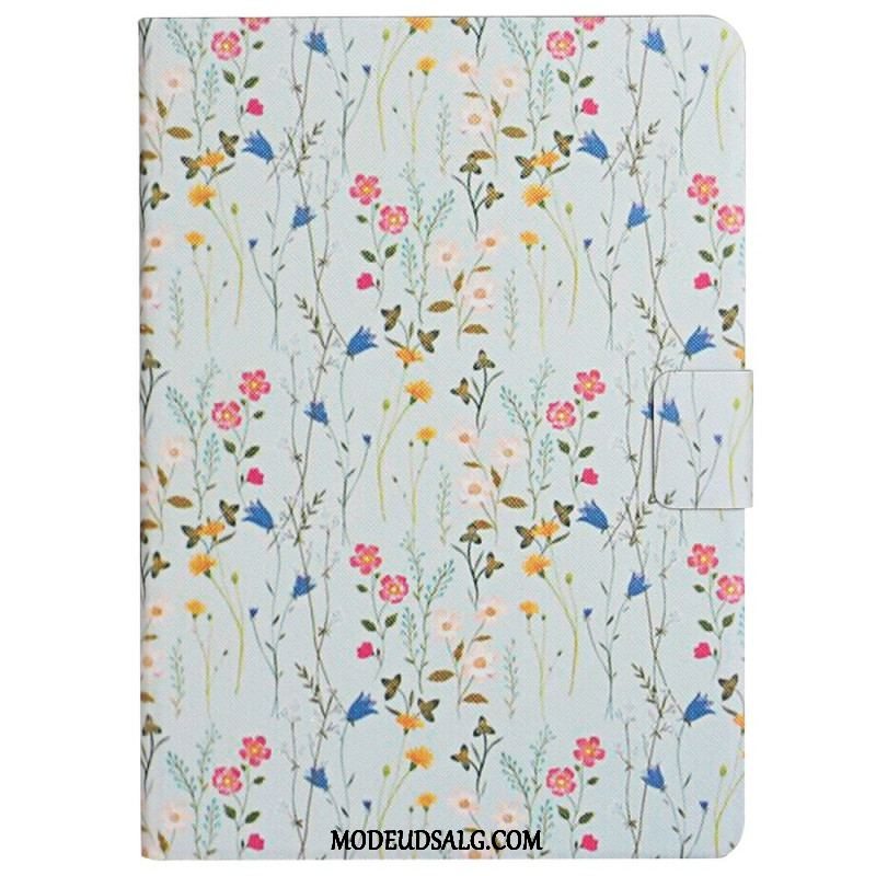 Flip Cover Samsung Galaxy Tab A8 (2021) Blomster Blomster Blomster