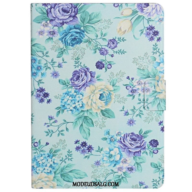 Flip Cover Samsung Galaxy Tab A8 (2021) Blomster Blomster Blomster