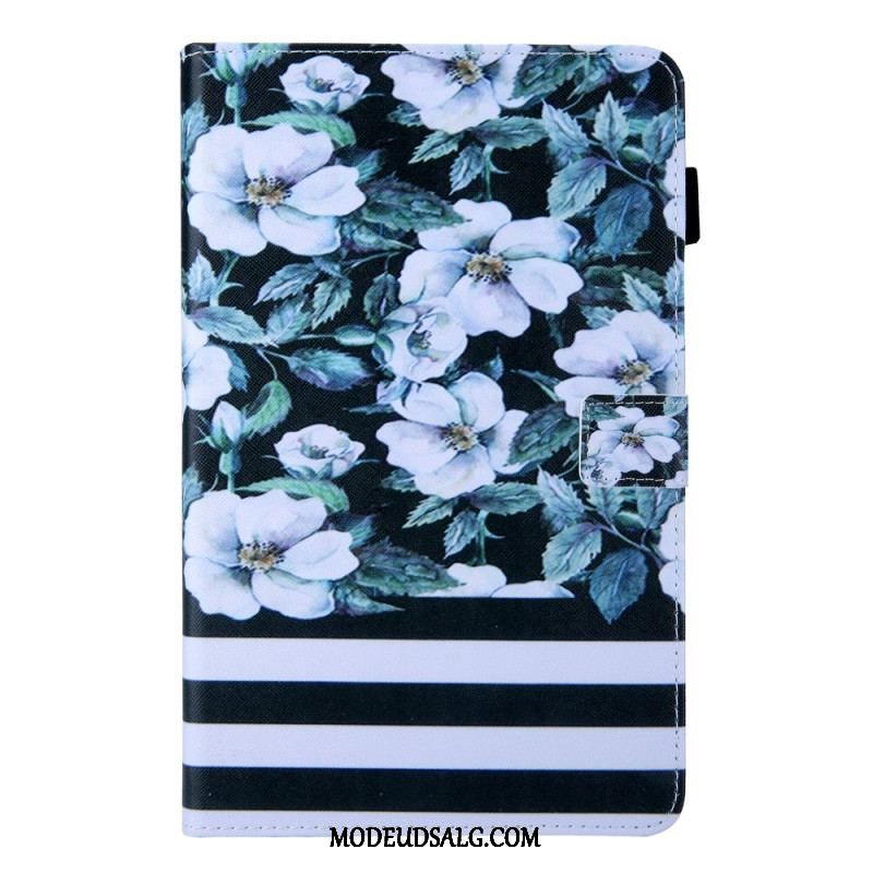 Flip Cover Samsung Galaxy Tab A8 (2021) Blomster Design