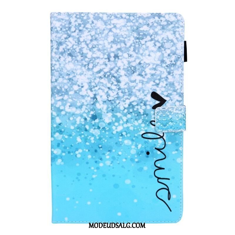 Flip Cover Samsung Galaxy Tab A8 (2021) Skinnende Pailletter