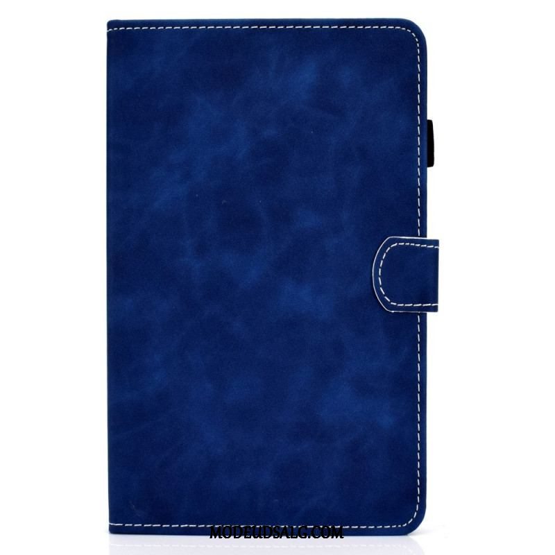 Flip Cover Samsung Galaxy Tab A8 (2021) Vintage Design Lædereffekt