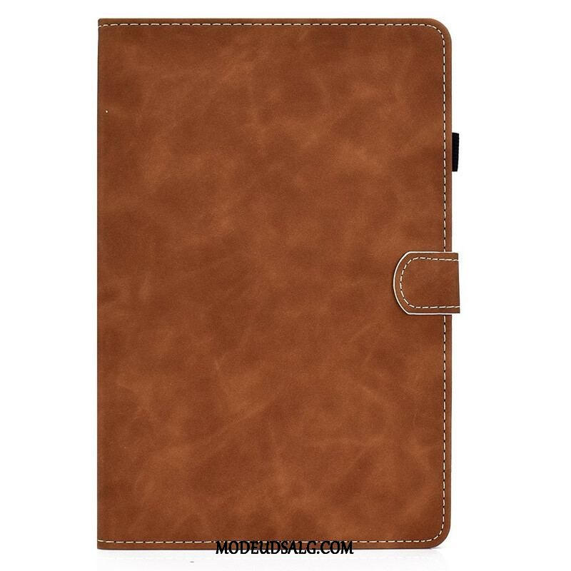 Flip Cover Samsung Galaxy Tab S8 / Tab S7 Vintage Design Lædereffekt