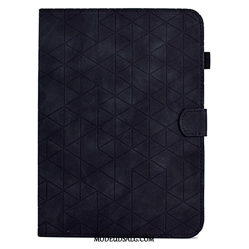 Flip Cover Samsung Galaxy Tab S9 Fe Geometrisk Mønster