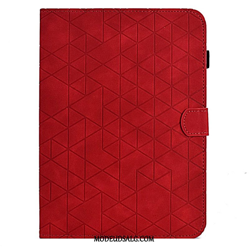 Flip Cover Samsung Galaxy Tab S9 Fe Geometrisk Mønster