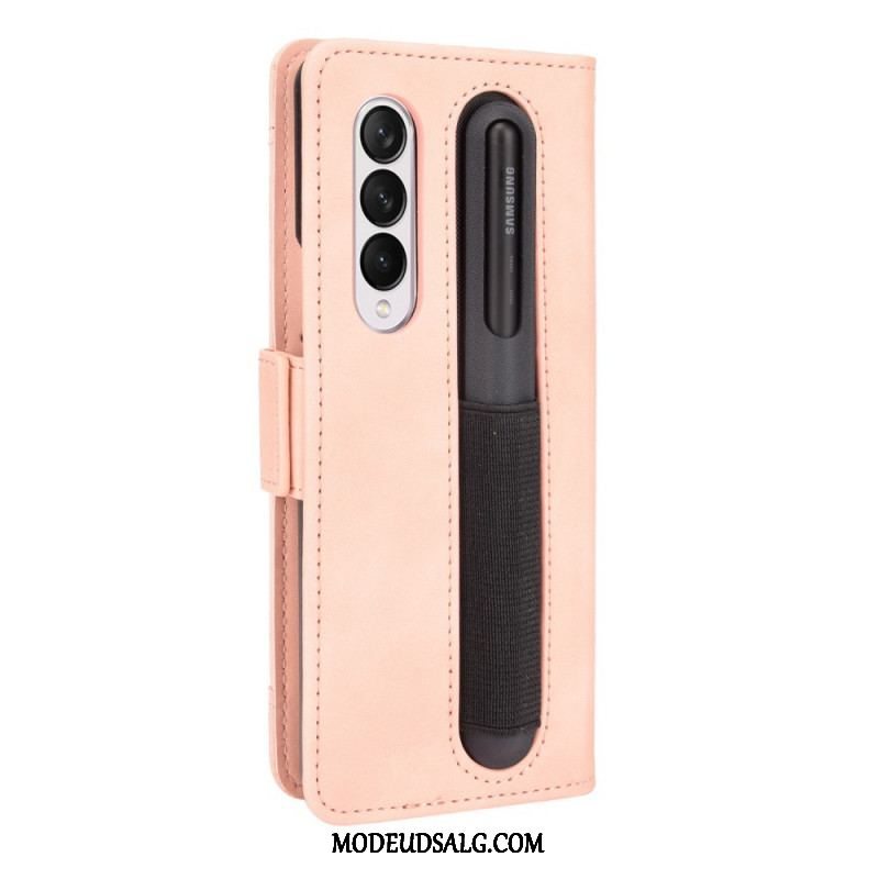 Flip Cover Samsung Galaxy Z Fold 3 5G Førsteklasses Stylusholder