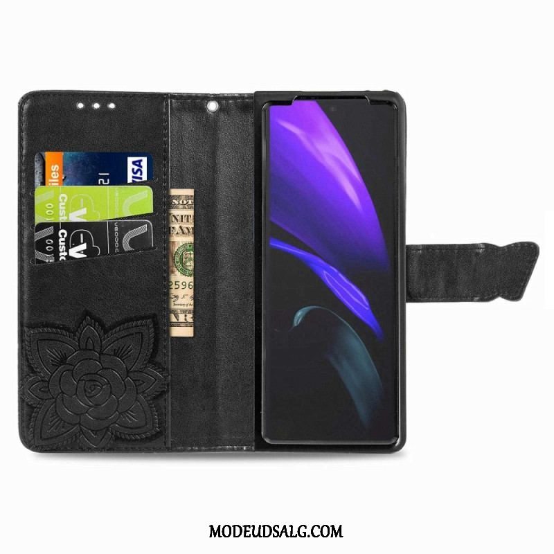 Flip Cover Samsung Galaxy Z Fold 4 Kæmpe Sommerfugl