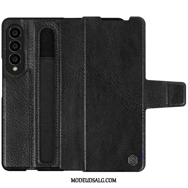 Flip Cover Samsung Galaxy Z Fold 4 Nillkin Imiteret Læder