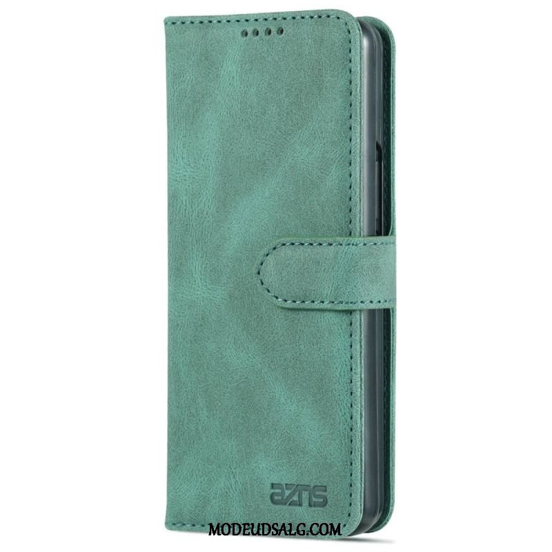 Flip Cover Samsung Galaxy Z Fold 4 Punge Etui Azns Stitching Wallet