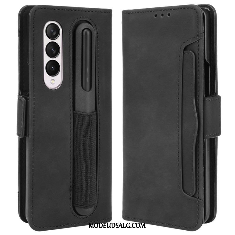 Flip Cover Samsung Galaxy Z Fold 4 Spion Med Pen Opbevaring