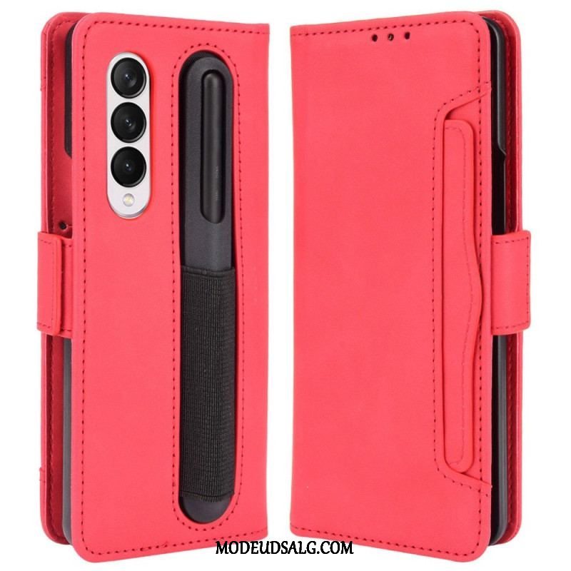 Flip Cover Samsung Galaxy Z Fold 4 Spion Med Pen Opbevaring