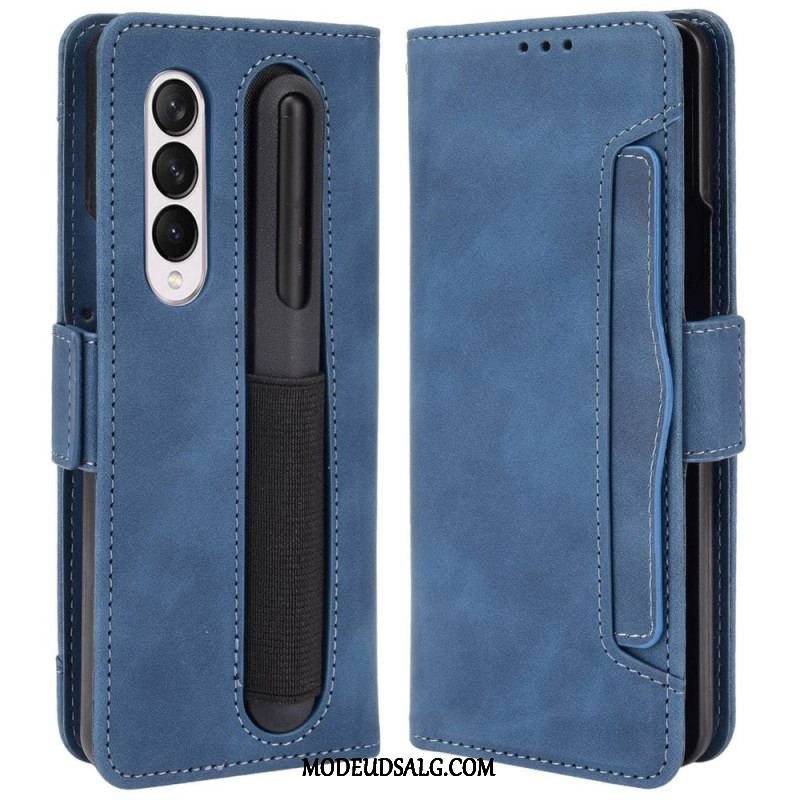 Flip Cover Samsung Galaxy Z Fold 4 Spion Med Pen Opbevaring