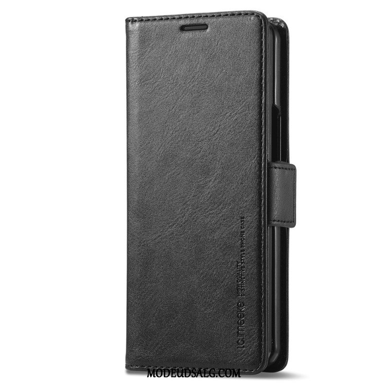 Flip Cover Samsung Galaxy Z Fold 5 Rfid Læder Style Lc.imeeke