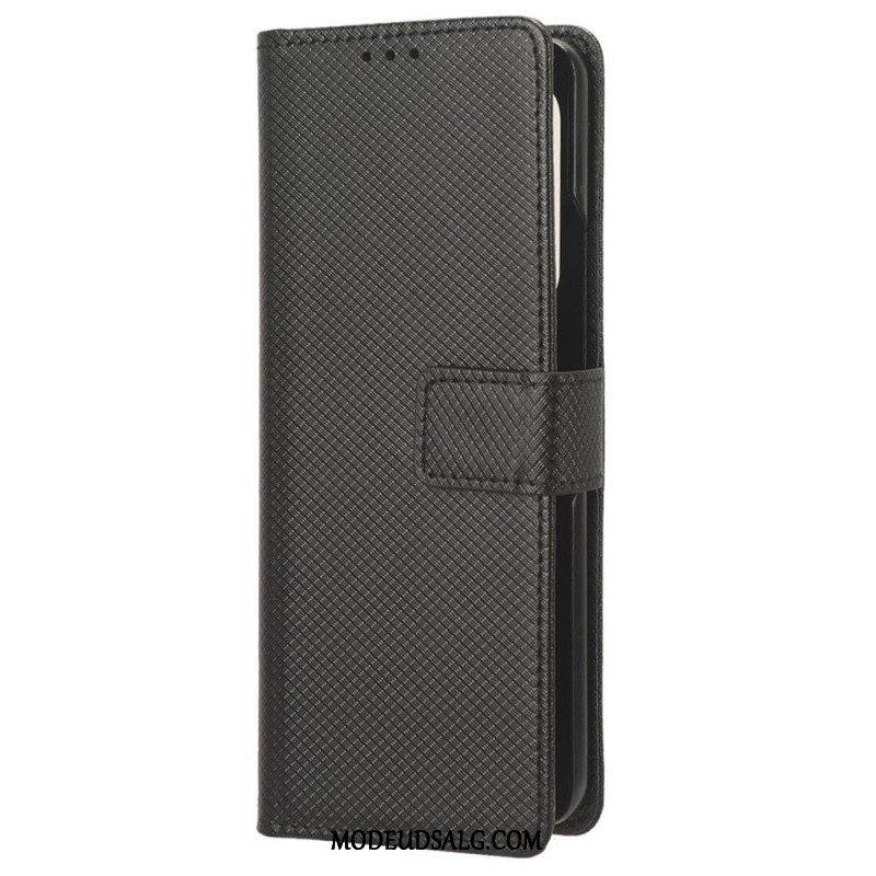 Flip Cover Samsung Galaxy Z Fold 5 Strap Dots