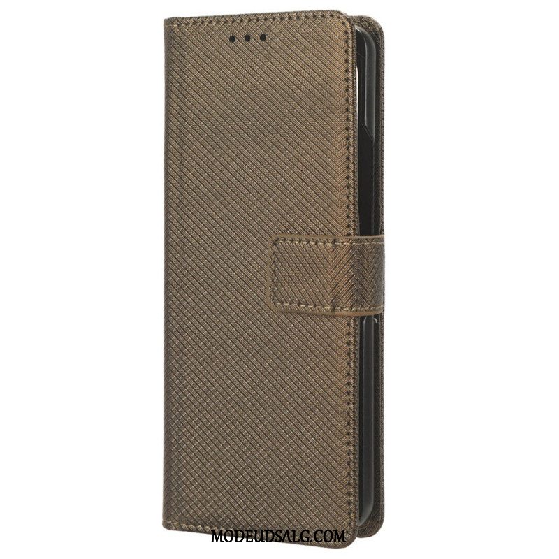 Flip Cover Samsung Galaxy Z Fold 5 Strap Dots