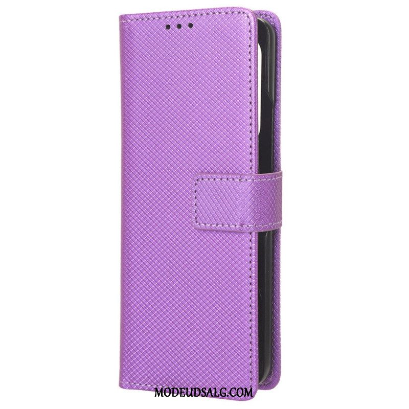 Flip Cover Samsung Galaxy Z Fold 5 Strap Dots