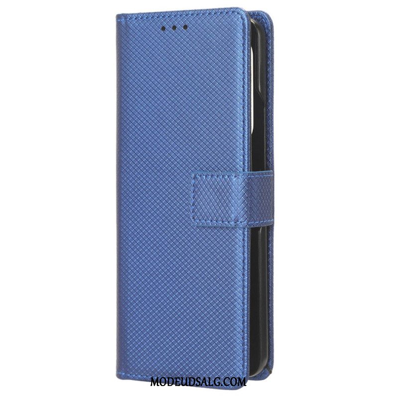 Flip Cover Samsung Galaxy Z Fold 5 Strap Dots