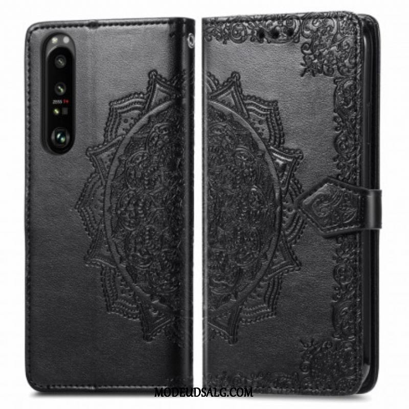 Flip Cover Sony Xperia 1 III Mandala Middelalder