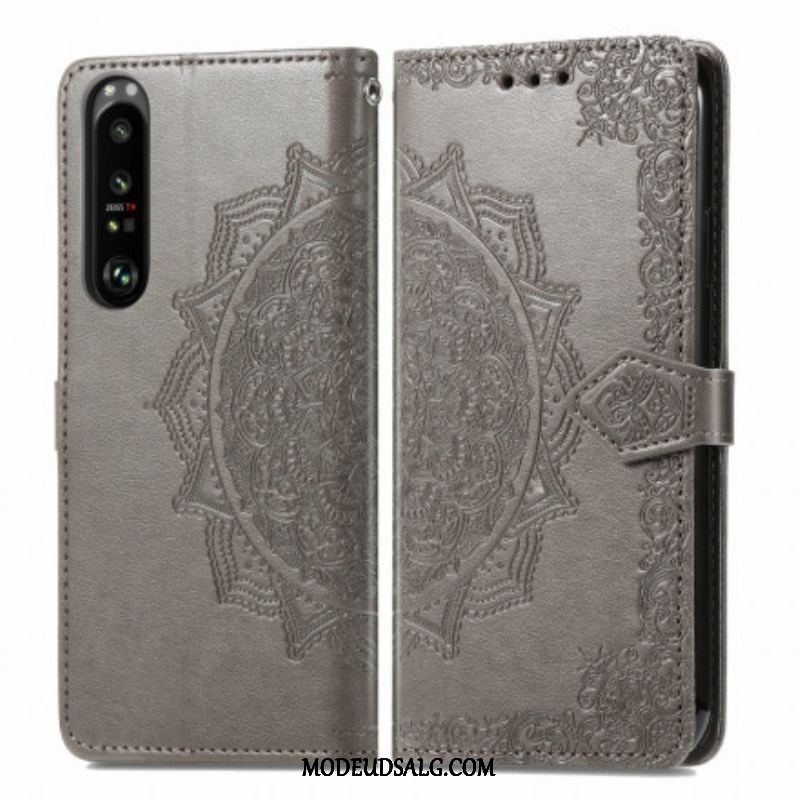 Flip Cover Sony Xperia 1 III Mandala Middelalder