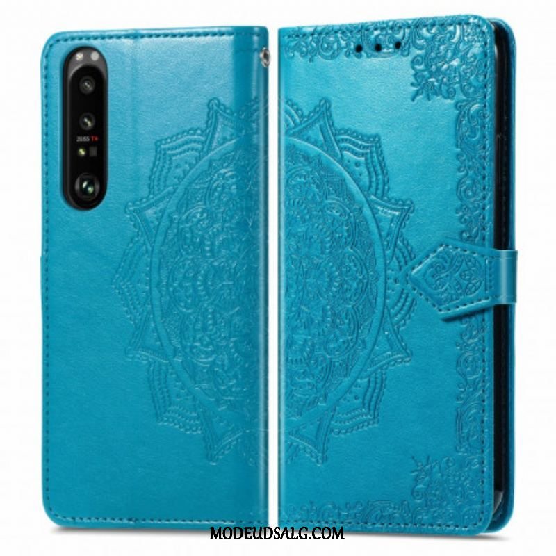 Flip Cover Sony Xperia 1 III Mandala Middelalder