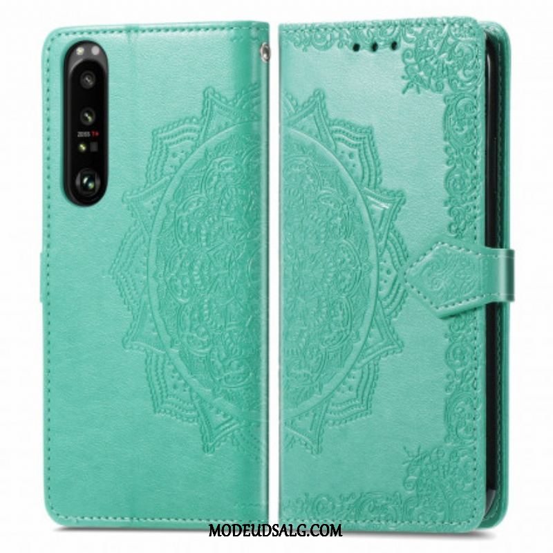 Flip Cover Sony Xperia 1 III Mandala Middelalder