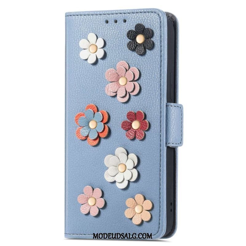 Flip Cover Sony Xperia 1 IV Dekorative Blomster