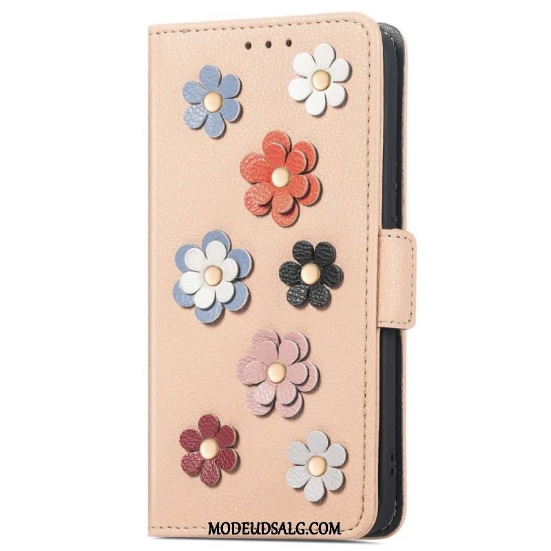 Flip Cover Sony Xperia 1 IV Dekorative Blomster