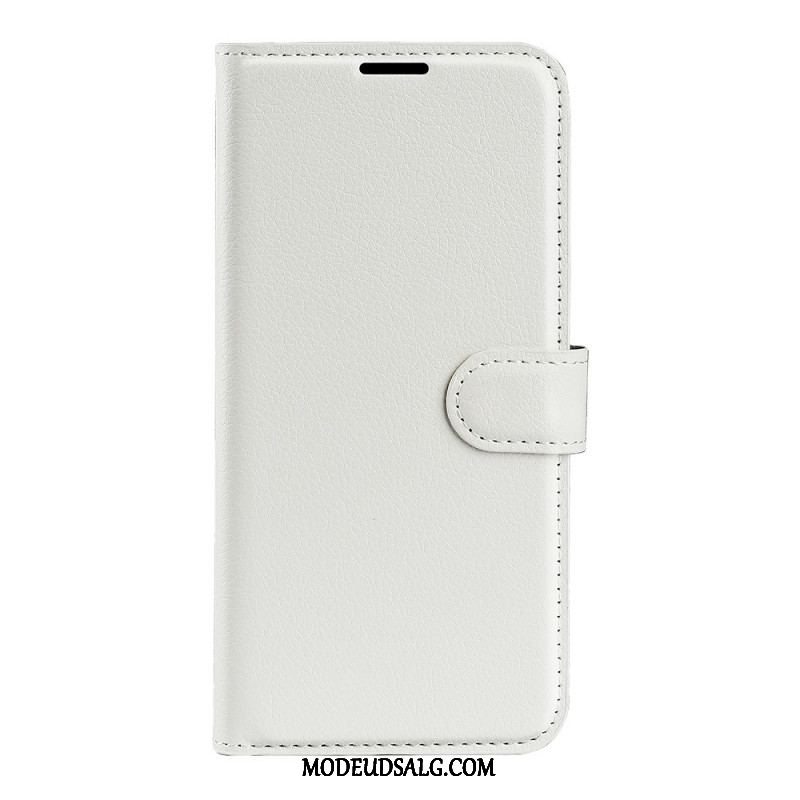 Flip Cover Sony Xperia 1 IV Klassisk Litchi