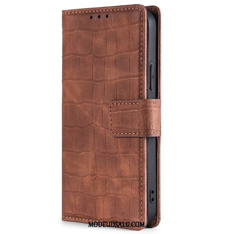 Flip Cover Sony Xperia 1 IV Krokodille Stil