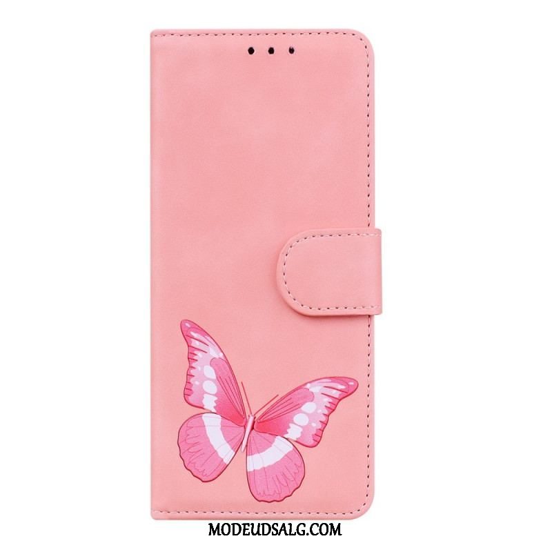 Flip Cover Sony Xperia 1 IV Vintage Sommerfugl