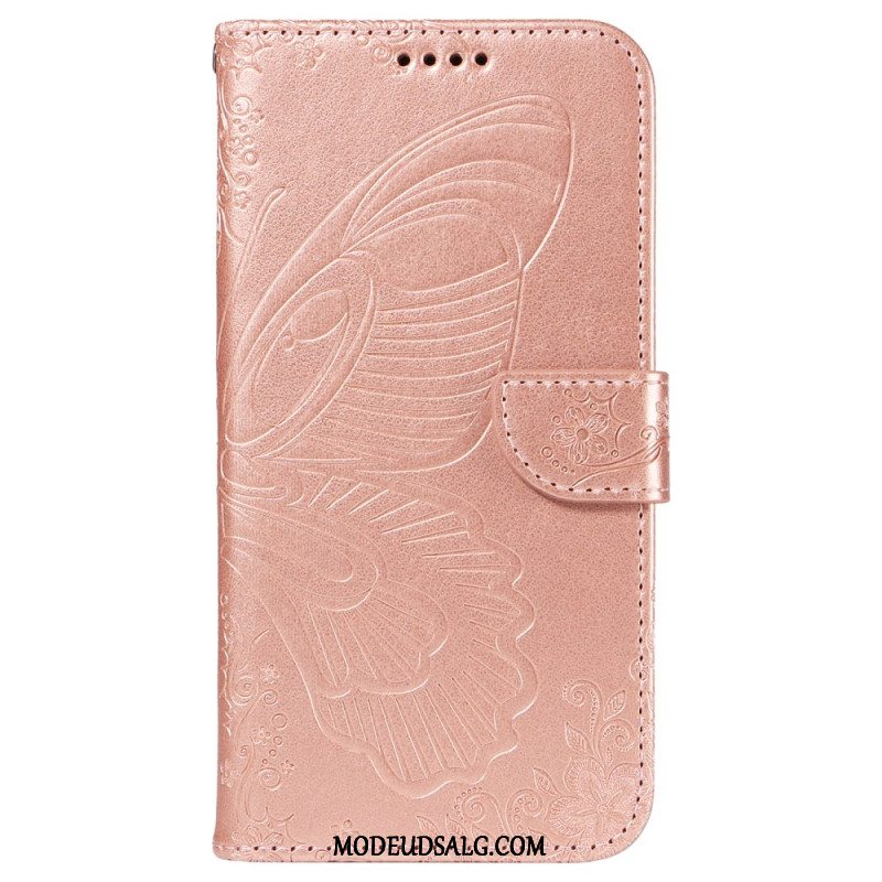 Flip Cover Sony Xperia 1 Vi Sommerfuglegrafiksnor