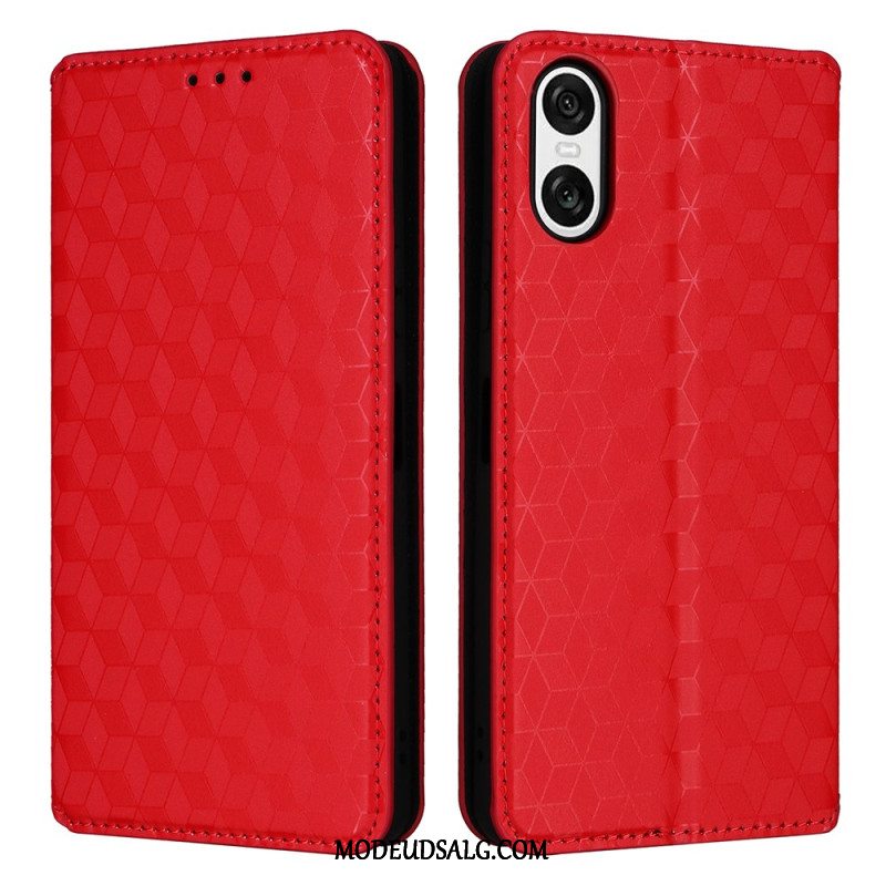 Flip Cover Sony Xperia 10 Vi 3d Diamanter