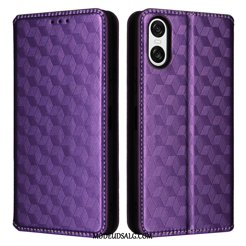 Flip Cover Sony Xperia 10 Vi 3d Diamanter