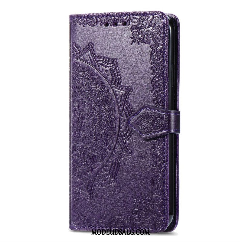 Flip Cover Sony Xperia 10 Vi Barok Mandala Med Rem