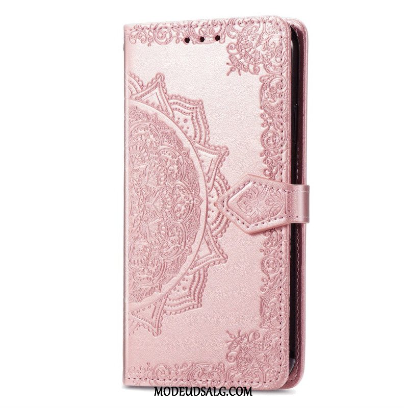 Flip Cover Sony Xperia 10 Vi Barok Mandala Med Rem